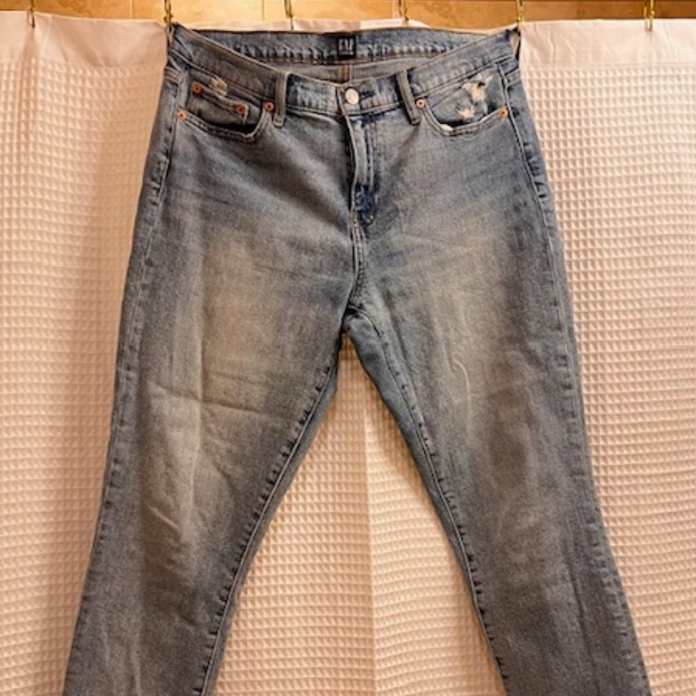Gap Best Girlfriend Jeans Skinny Straight Leg | Size 30